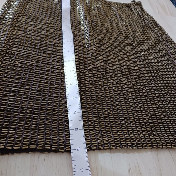 VNTG 90s Cache Glass Bead Embellished Brown Skirt Set Size Small - Picture 10 of 12